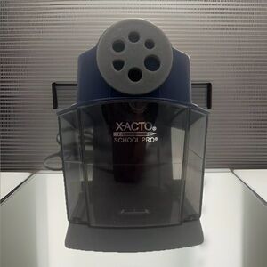 X-ACTO School Pro Electric Pencil Sharpener Blue/Gray Model 167X